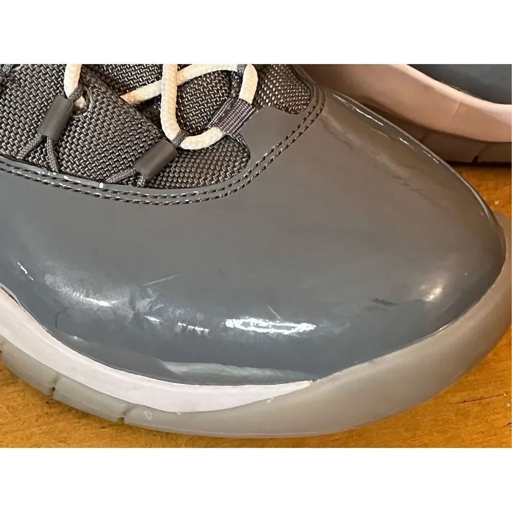 Jordan Prime Flight Premium 648723-003 Cool Grey White Wolf Supreme Mens Size 8